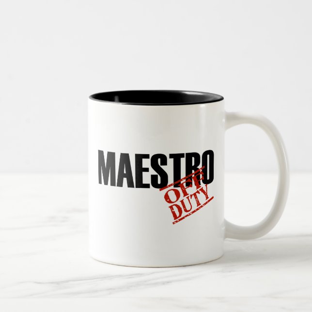 CANECA DE CAFÉ EM DOIS TONS MAESTROS FORA DE SERVIÇO (Direita)