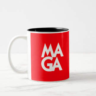 Caneca De Café Em Dois Tons MAGA Mug
