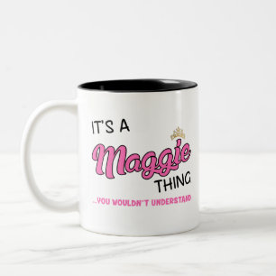 Caneca De Café Em Dois Tons Maggie, não entenderia.