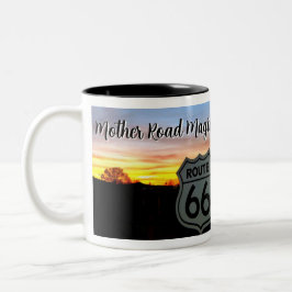 Caneca De Café Em Dois Tons Magia da Estrada Mãe