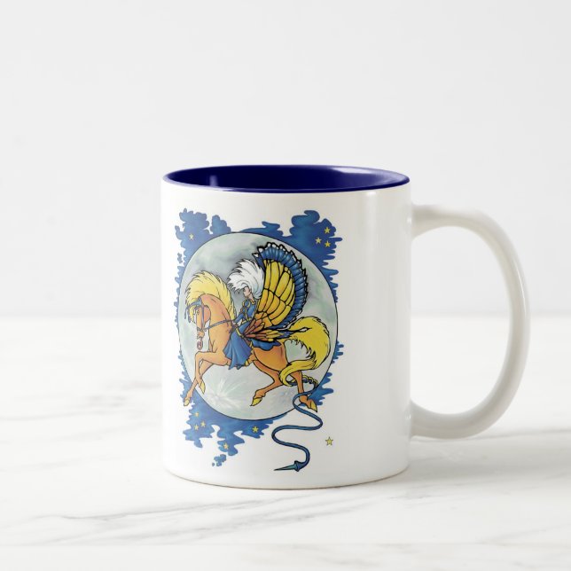 Caneca De Café Em Dois Tons Magia da Lua (Direita)