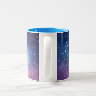 Caneca De Café Em Dois Tons "Magic Starry Mug: Torne Seu Dia"