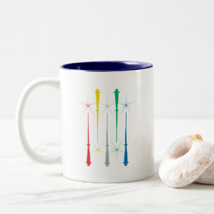 Caneca De Café Em Dois Tons Magic Wands Mug 11oz. Azul