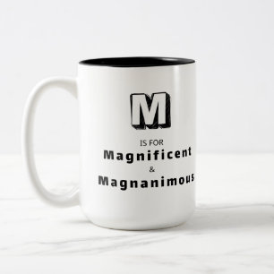 Caneca De Café Em Dois Tons Magnífico M - Elogio de Luxo Personalizado