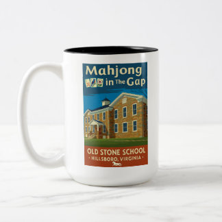 Caneca De Café Em Dois Tons Mahjong in the Gap Coffee Mug