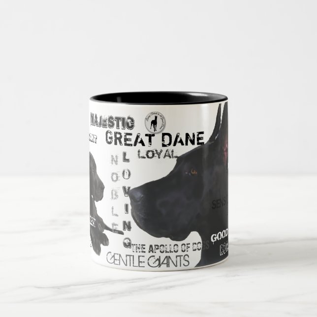 Caneca De Café Em Dois Tons Maiestoso dos dinamarqueses (Centro)