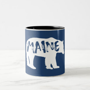 Caneca De Café Em Dois Tons Maine Bear