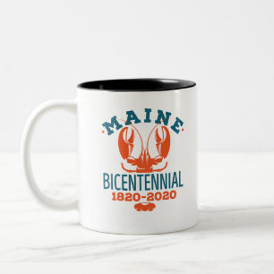Caneca De Café Em Dois Tons Maine Bicentenal 1820-2020