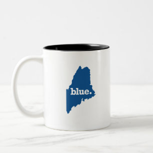 CANECA DE CAFÉ EM DOIS TONS MAINE ESTADO AZUL