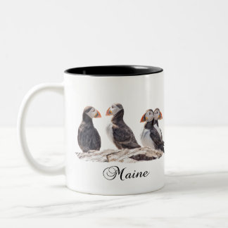 Caneca De Café Em Dois Tons Maine Puffin Mug