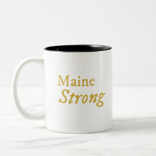 Caneca De Café Em Dois Tons Maine Strong Coffee Mug