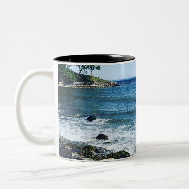 Caneca De Café Em Dois Tons Maine Summers (Esquerda)