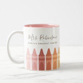 Caneca De Café Em Dois Tons Maior Professor Rainbow Crayon