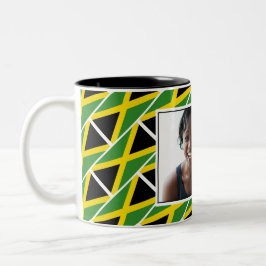 Caneca De Café Em Dois Tons MAIS BEST JAMAICAN MOM Personalizada Foto do Sinal
