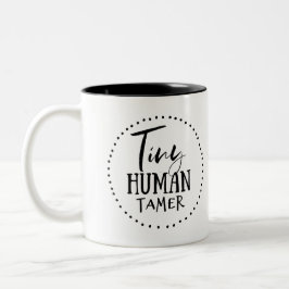 Caneca De Café Em Dois Tons Mais doméstico humano minúsculo