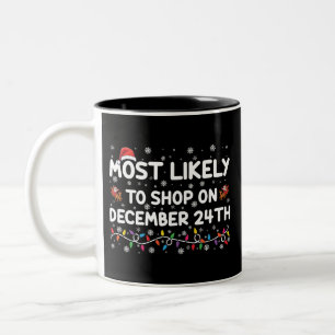 Caneca De Café Em Dois Tons Mais Propenso a Comprar no Natal de 24 de Dezembro