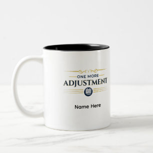 Caneca De Café Em Dois Tons Mais um Ajuste Presente Personalizado para Conta