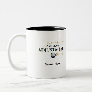Caneca De Café Em Dois Tons Mais um Ajuste | Presente Personalizado para Conta