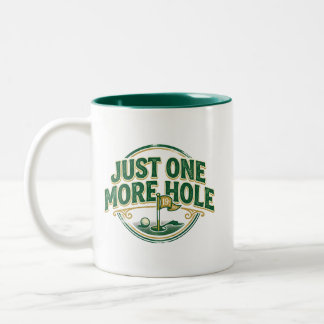 Caneca De Café Em Dois Tons Mais Um Buraco 19º Buraco de Golfe
