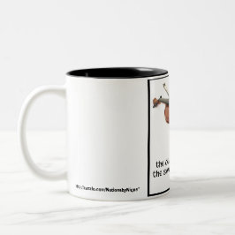 Caneca De Café Em Dois Tons Mais velho o violino…