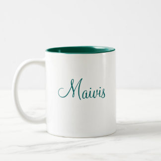 Caneca De Café Em Dois Tons Maivis