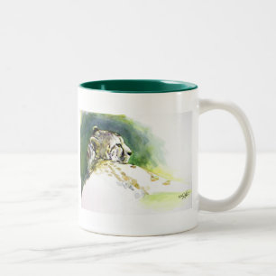 Caneca De Café Em Dois Tons Majexpressa Cheetah Mug
