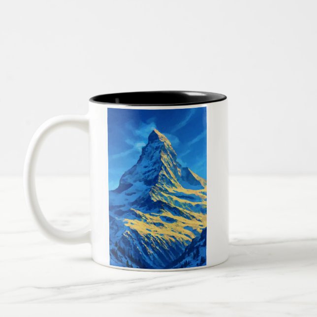 Caneca De Café Em Dois Tons Majexpressa Matterhorn (Esquerda)