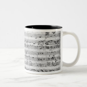 Caneca De Café Em Dois Tons Major de G para o violino, o cravo e o violoncelo