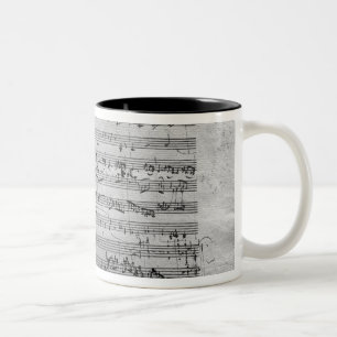 Caneca De Café Em Dois Tons Major de G para o violino, o cravo e o violoncelo