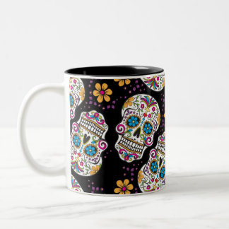 Caneca De Café Em Dois Tons Mala de Açúcar Negra