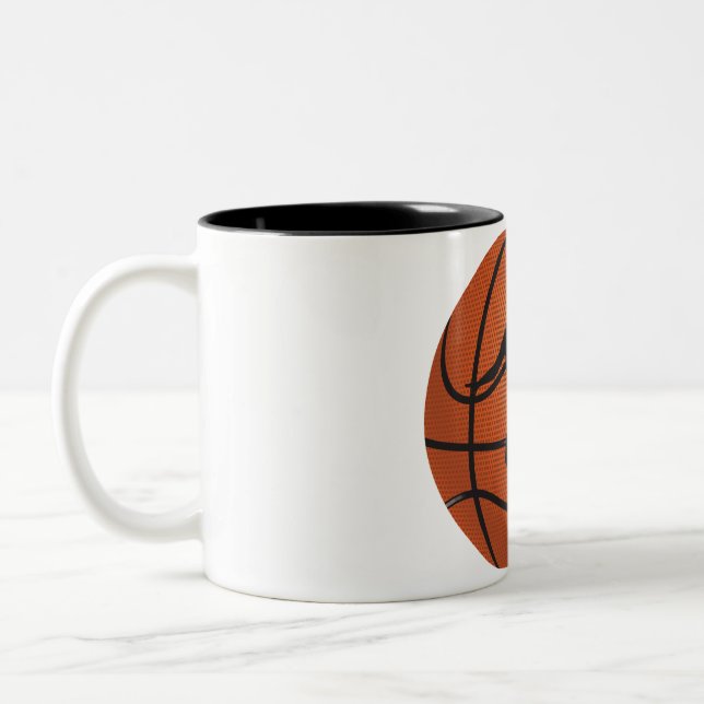 Caneca De Café Em Dois Tons mala de basquetebol (Esquerda)