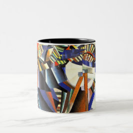 Caneca De Café Em Dois Tons Malevich Kazimir A Praça Knifegrinder