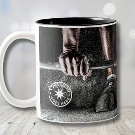 Caneca De Café Em Dois Tons Malhação Personal Trainer Gym