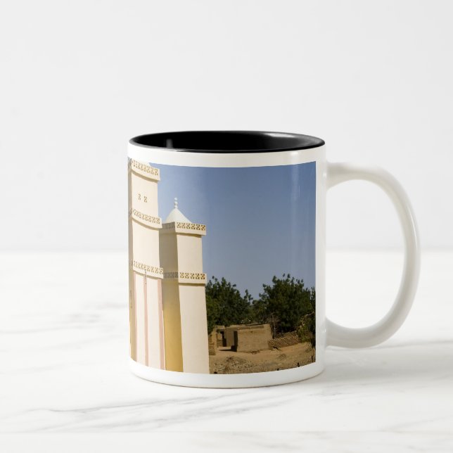 Caneca De Café Em Dois Tons Mali, Bamako. Mesquita, estrada Bamako-Djenne (Direita)