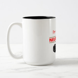 Caneca De Café Em Dois Tons Maligno Neutro Demais