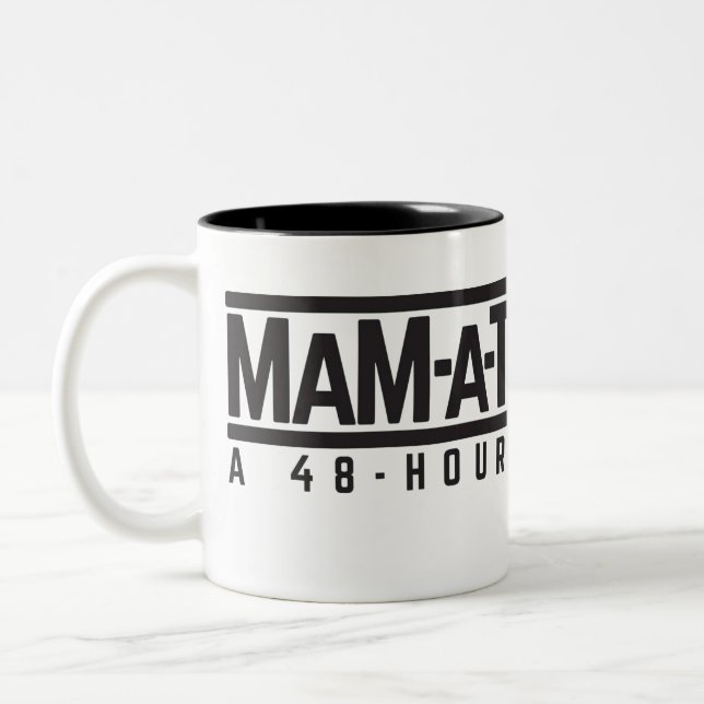 Caneca De Café Em Dois Tons MaM-a-Thon Mug (Esquerda)