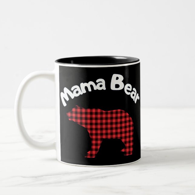 Caneca De Café Em Dois Tons Mama Bear (Esquerda)