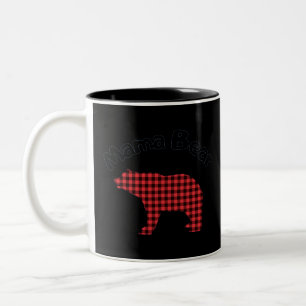 Caneca De Café Em Dois Tons Mama Bear