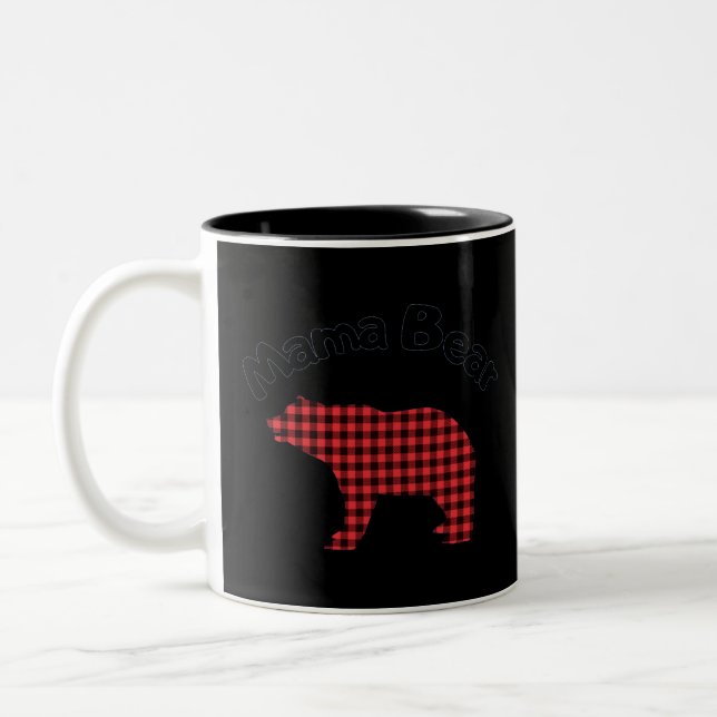 Caneca De Café Em Dois Tons Mama Bear (Esquerda)