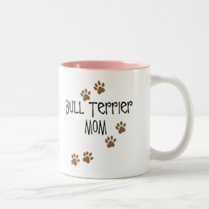 Caneca De Café Em Dois Tons Mamã de bull terrier