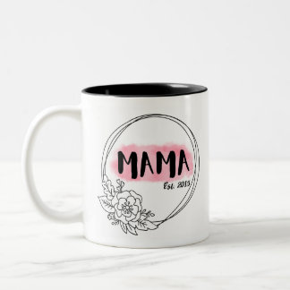 Caneca De Café Em Dois Tons MAMA est. 