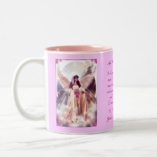 Caneca De Café Em Dois Tons Mamã no céu
