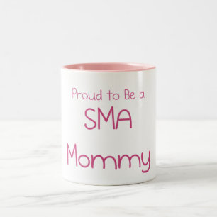Caneca De Café Em Dois Tons Mamã ou mamães de SMA