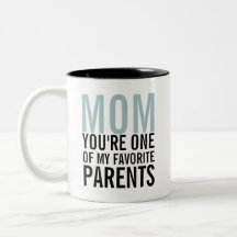 Mamãe, Meu Dia de as mães Pais Favorito Coffee Mug