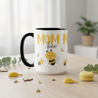 Caneca De Café Em Dois Tons Mamãe Para Ser Bebê