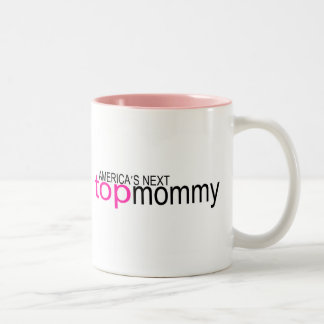Caneca De Café Em Dois Tons Mamães superiores seguintes de Americas