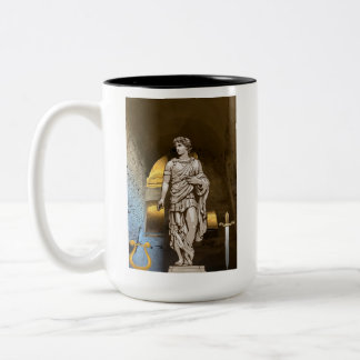 Caneca De Café Em Dois Tons Mancaverna clássica romana Mug personalizada