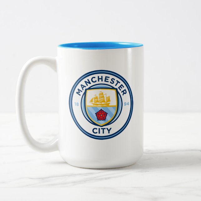 Caneca De Café Em Dois Tons Manchester City Mug (Esquerda)