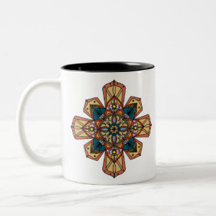 Caneca De Café Em Dois Tons Mandala 3.1 TP