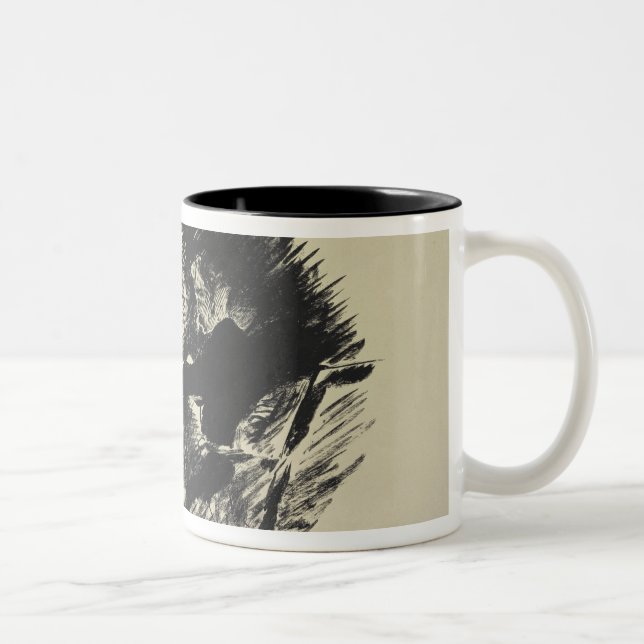 Caneca De Café Em Dois Tons Manet | Le Corbeau, 1875 (Direita)